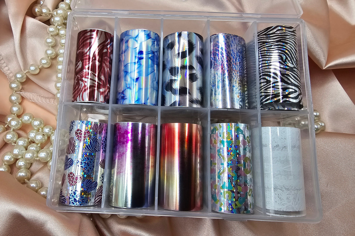 Nail foil box